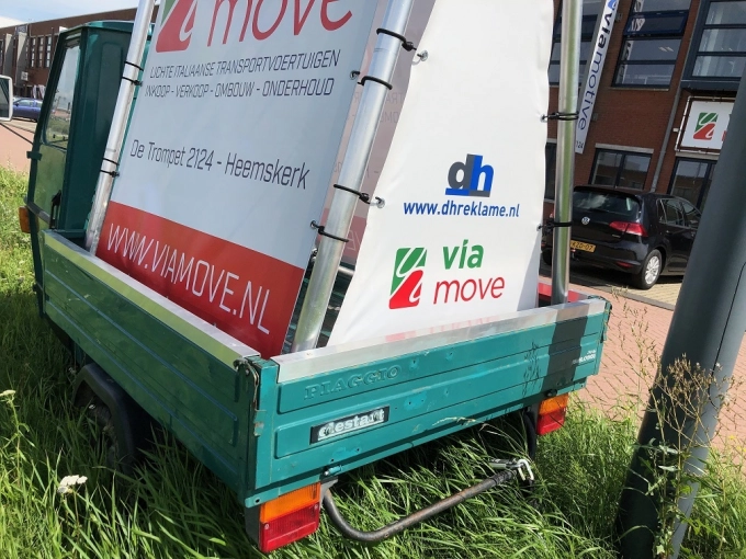 Piaggio Ape 50 Reclame